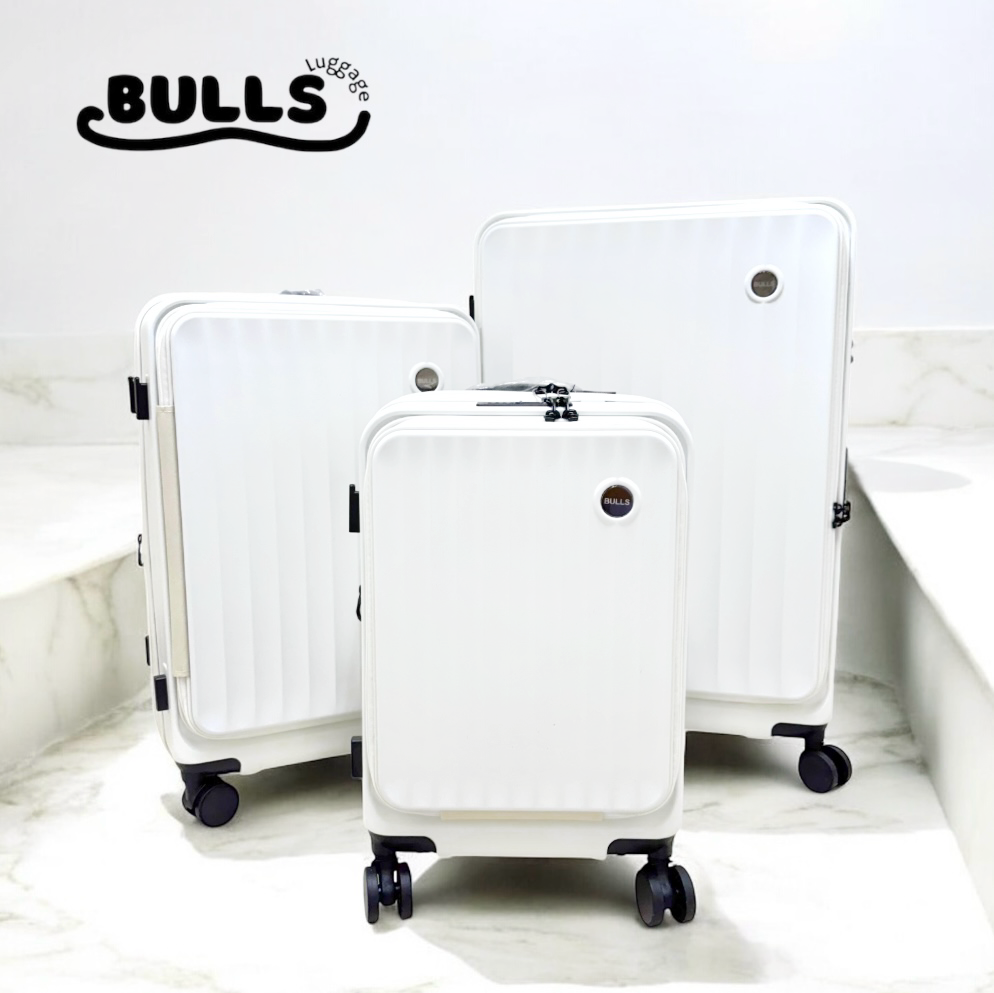 Bulls 2007 100%PC前開+中開可擴充超輕行李箱