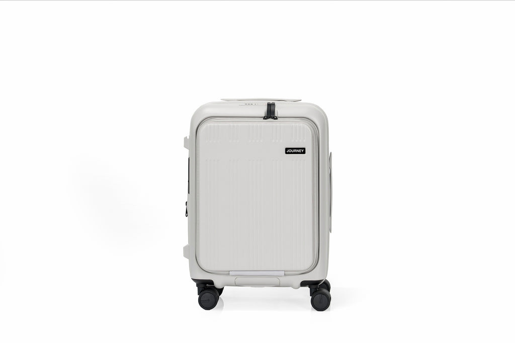 最新JOURNEY J11 EXP Hinomoto Japan Luggage 前開+中開+擴展+日本剎車(雲朵白色）￼