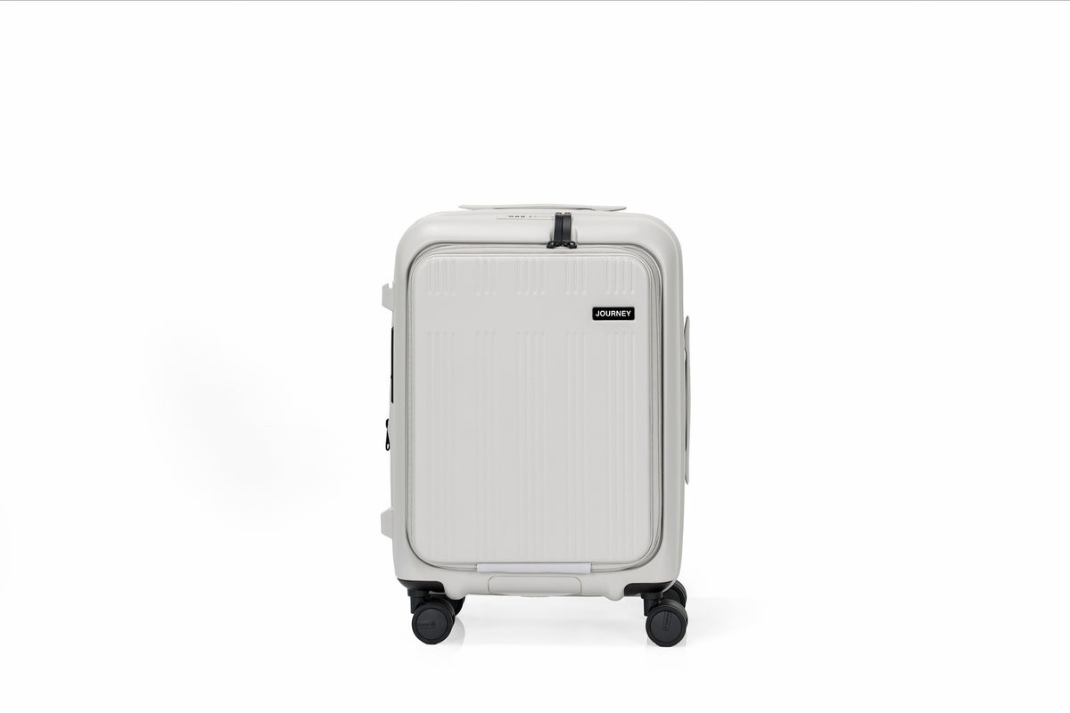 最新JOURNEY J11 EXP Hinomoto Japan Luggage 前開+中開+擴展+日本剎車(雲朵白色）￼