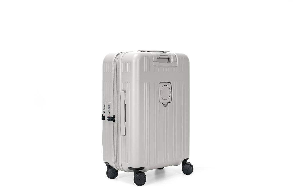 最新JOURNEY J11 EXP Hinomoto Japan Luggage 前開+中開+擴展+日本剎車(雲朵白色）￼