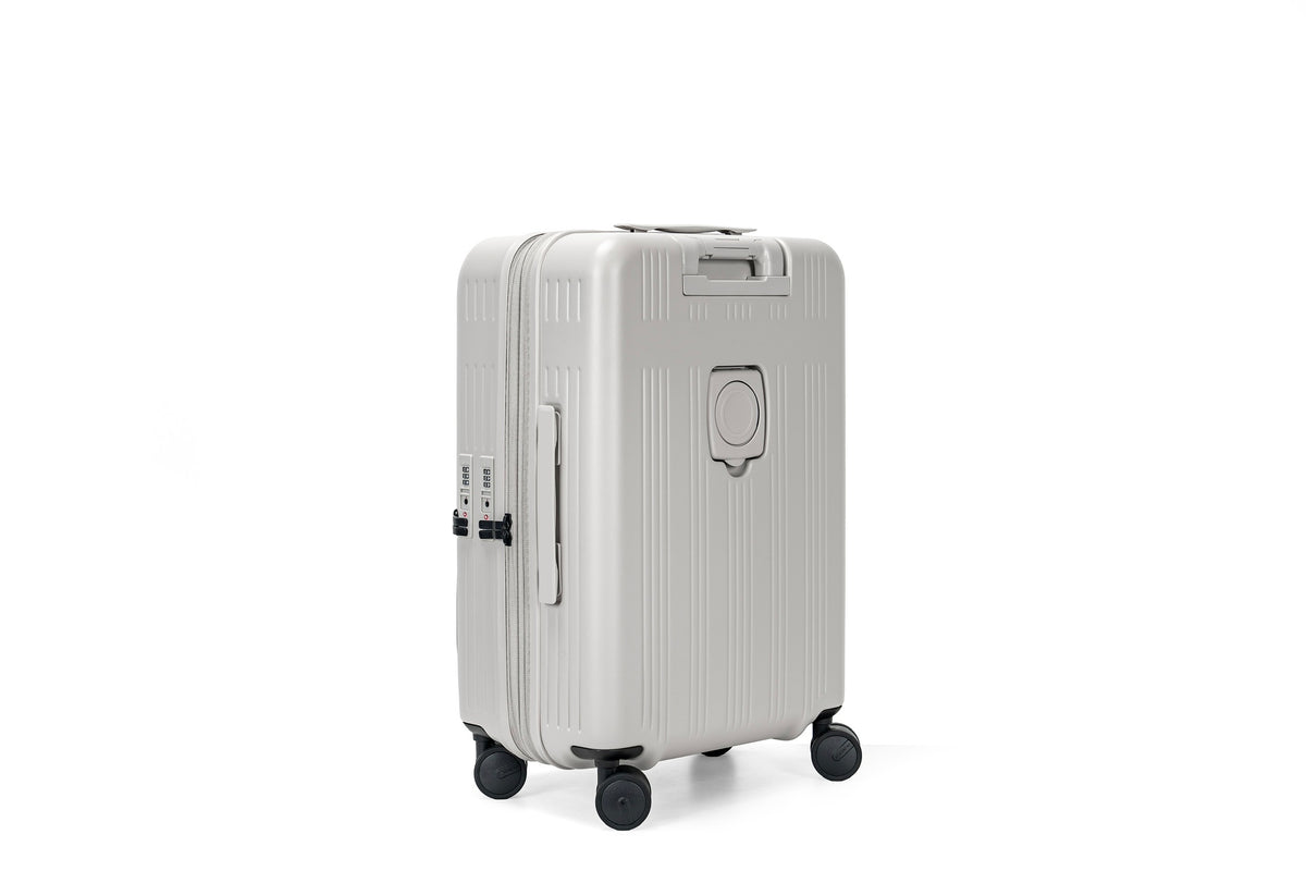 最新JOURNEY J11 EXP Hinomoto Japan Luggage 前開+中開+擴展+日本剎車(雲朵白色）￼