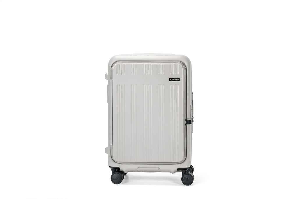 最新JOURNEY J11 EXP Hinomoto Japan Luggage 前開+中開+擴展+日本剎車(雲朵白色）￼