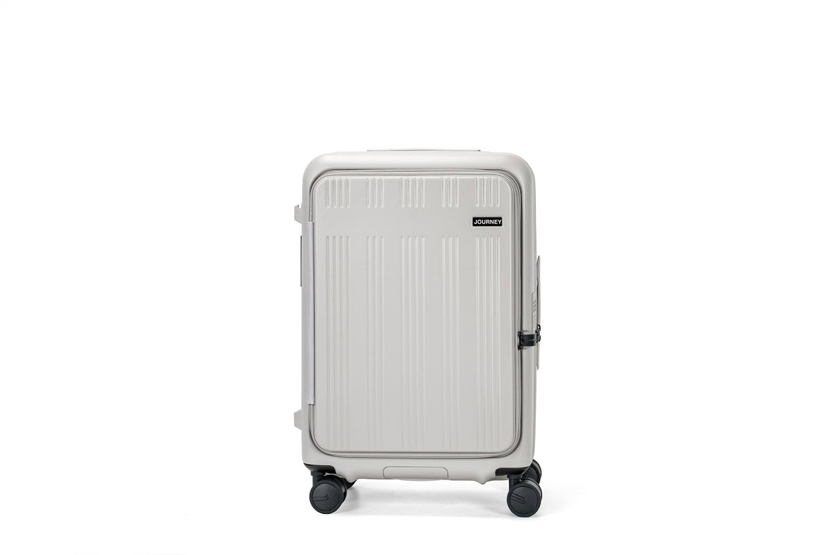 最新JOURNEY J11 EXP Hinomoto Japan Luggage 前開+中開+擴展+日本剎車(雲朵白色）￼