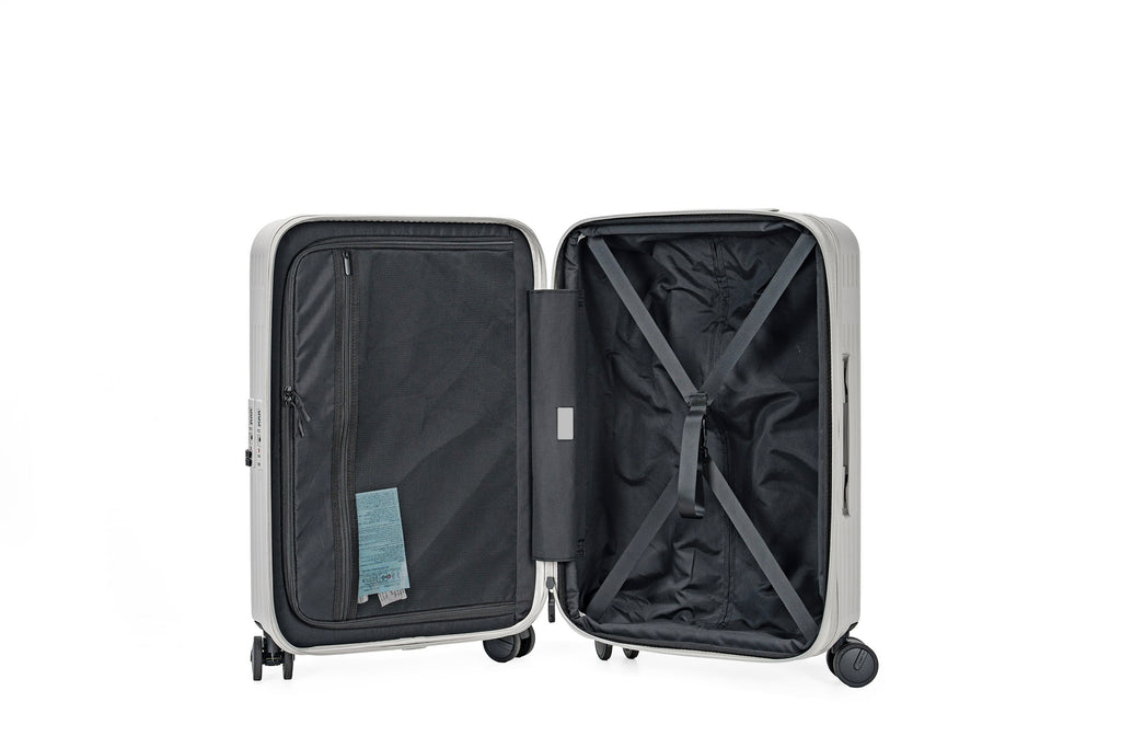 最新JOURNEY J11 EXP Hinomoto Japan Luggage 前開+中開+擴展+日本剎車(雲朵白色）￼