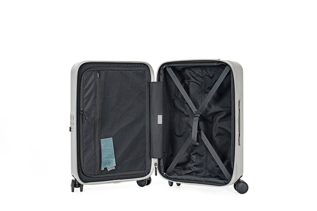 最新JOURNEY J11 EXP Hinomoto Japan Luggage 前開+中開+擴展+日本剎車(雲朵白色）￼