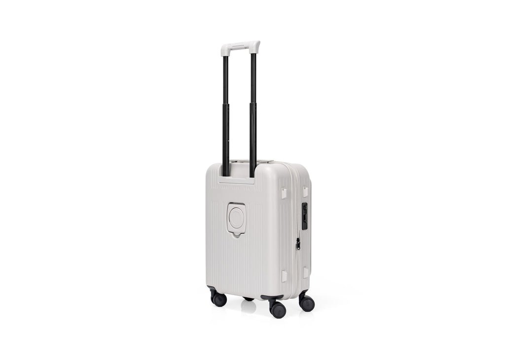 最新JOURNEY J11 EXP Hinomoto Japan Luggage 前開+中開+擴展+日本剎車(雲朵白色）￼