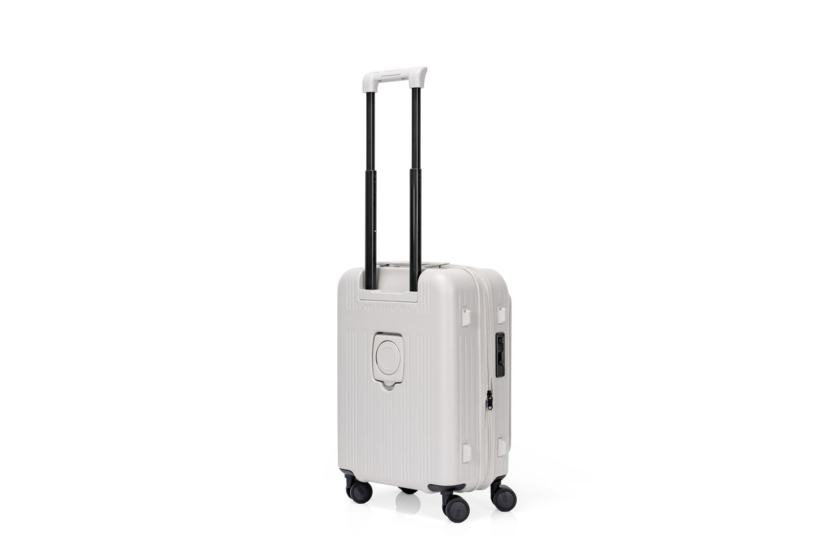 最新JOURNEY J11 EXP Hinomoto Japan Luggage 前開+中開+擴展+日本剎車(雲朵白色）￼