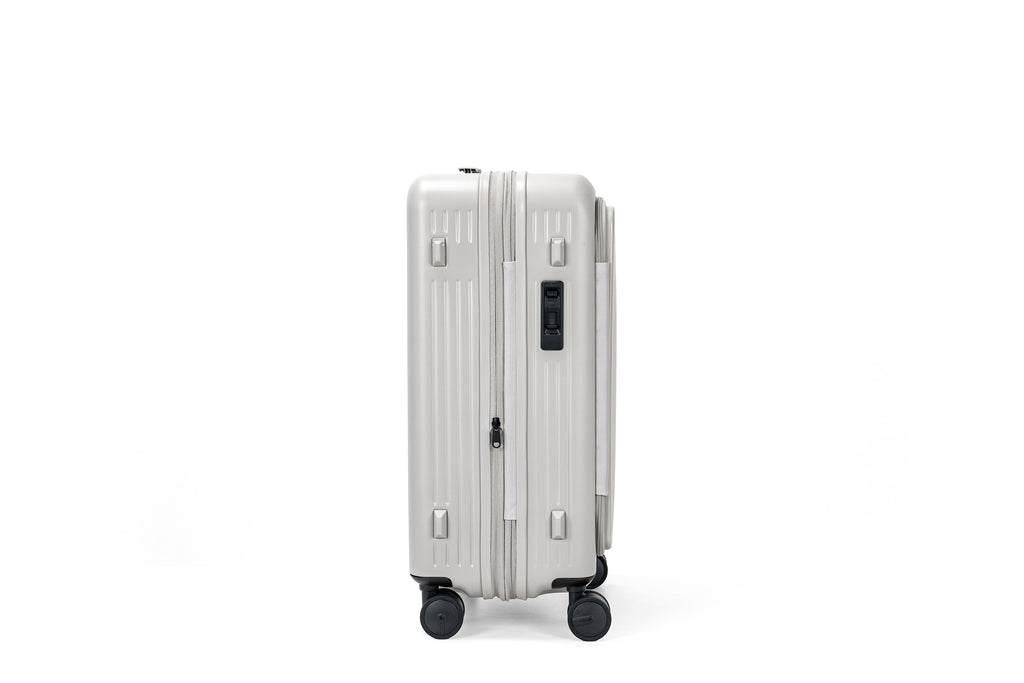 最新JOURNEY J11 EXP Hinomoto Japan Luggage 前開+中開+擴展+日本剎車(雲朵白色）￼