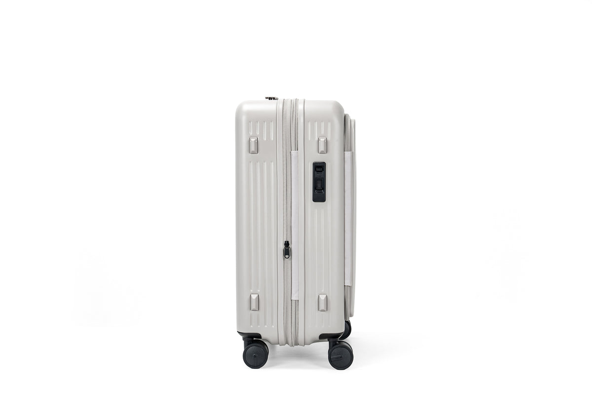 最新JOURNEY J11 EXP Hinomoto Japan Luggage 前開+中開+擴展+日本剎車(雲朵白色）￼
