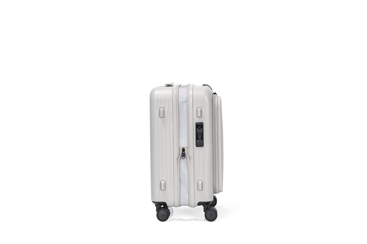 最新JOURNEY J11 EXP Hinomoto Japan Luggage 前開+中開+擴展+日本剎車(雲朵白色）￼