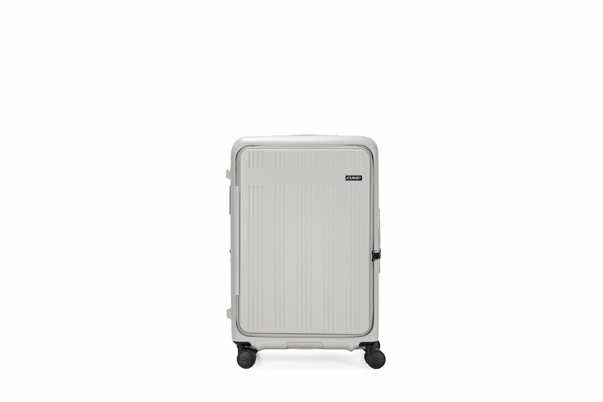 最新JOURNEY J11 EXP Hinomoto Japan Luggage 前開+中開+擴展+日本剎車(雲朵白色）￼