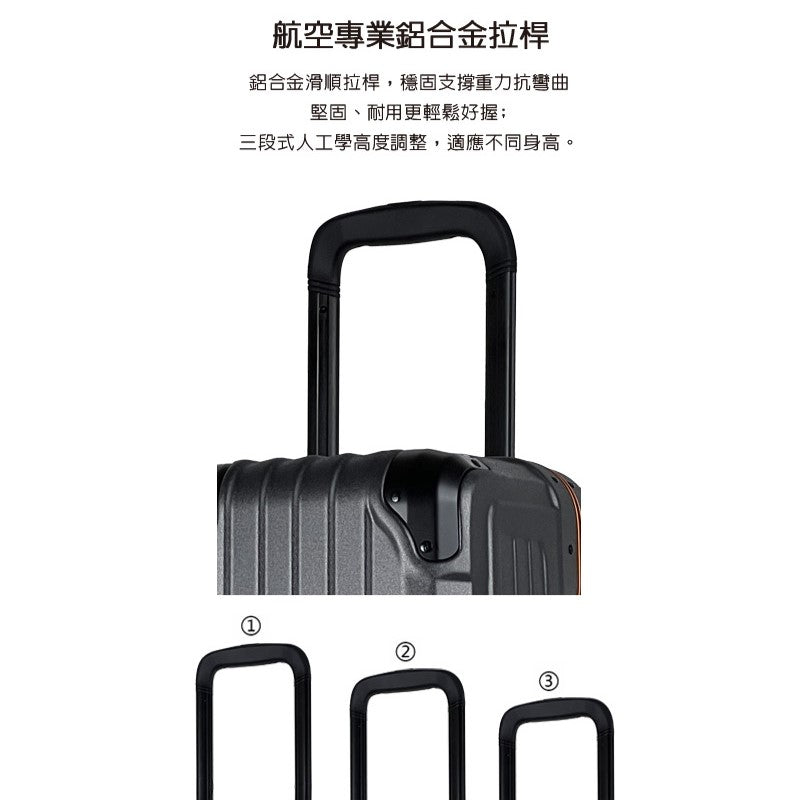 DEPATURE The Boost with Brakes M 《煞車款 異形鋁框箱》異形箱-27吋