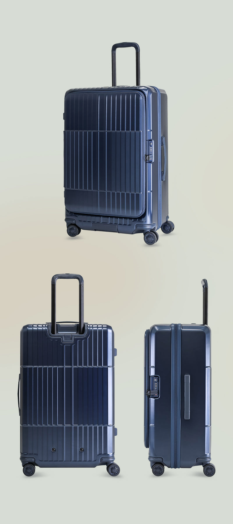 The Vista Expandable with Brakes L  《前開式硬殼煞車箱》行李箱-29吋