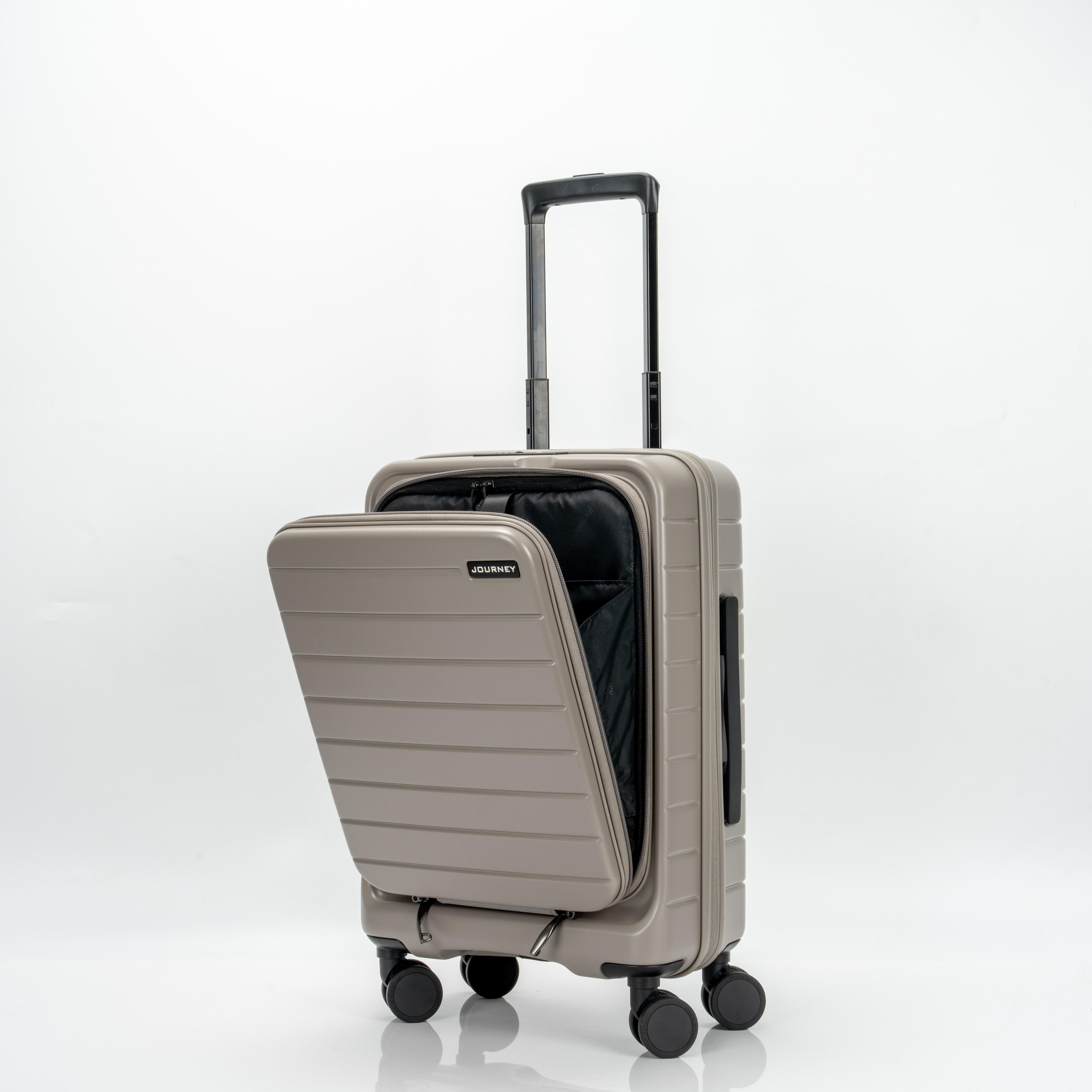 JOURNEYJ09 前蓋式可擴充行李箱20"/25"/29" 德國拜耳MAKROLON PC行李箱 - TRAVEL WITH US➜行李部