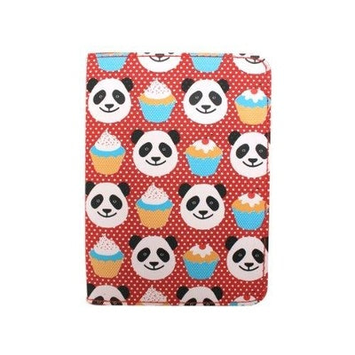 DQco 3 Zip Organizer Fun Love Panda Pud Passport Holder - TRAVEL WITH US➜行李部
